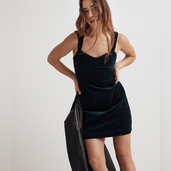 Madewell Dresses & Skirts - Madewell *NWT Corduroy Sweetheart Mini
Dress Size 2